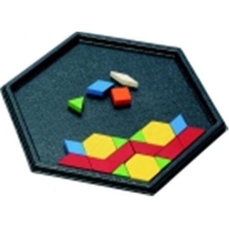 LEARNING ADVANTAGE Learning Advantage Pattern Block Tray Set - Set - 2 202779